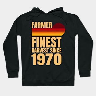 Farmer Finest Harvest Since 1970 Retro Design Hoodie